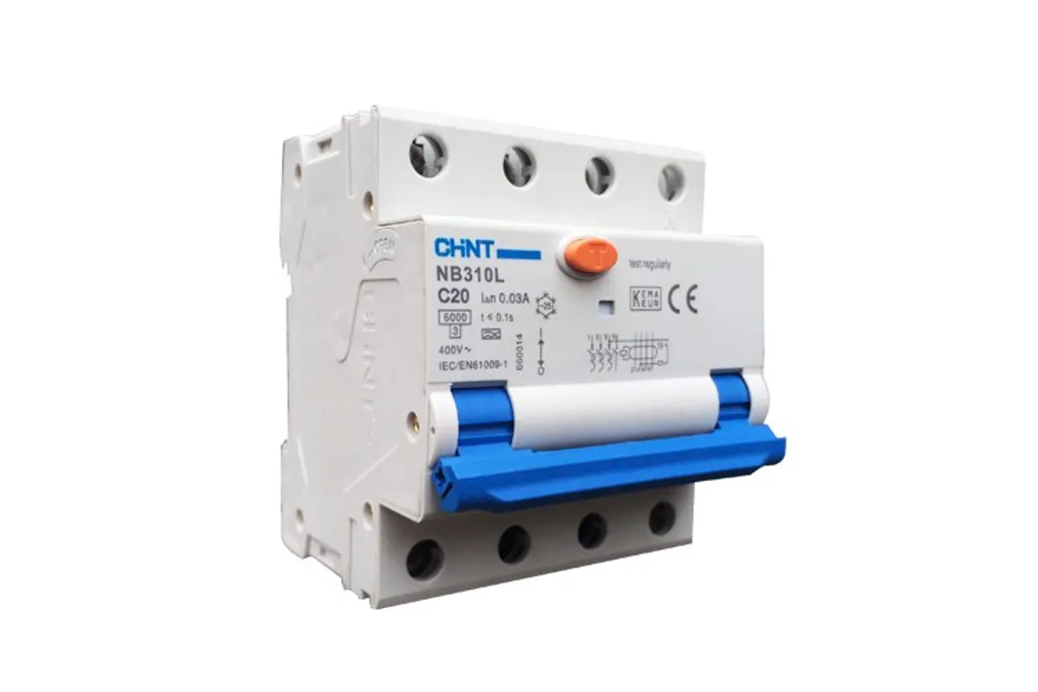 Chint Aardlekautomaat 3-polig+nul 16A B-kar 30mA